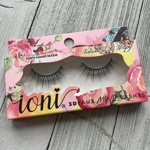 Ioni 3D Natural Lite Wispy Faux Mink Eyelashes, 1 Pair